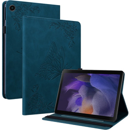 Etui do Samsung Galaxy Tab A11+, Butterfly, niebieskie