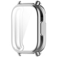 2w1 Etui z Osłoną na ekran do Xiaomi Redmi Watch 5 Active, Srebrne