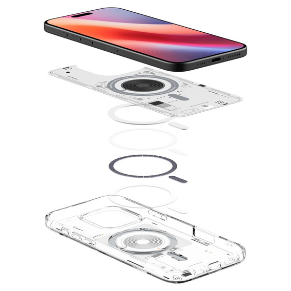 Etui Spigen do iPhone 16 Pro Max, Ultra Hybrid Zero One + Szkło Hartowane 9H