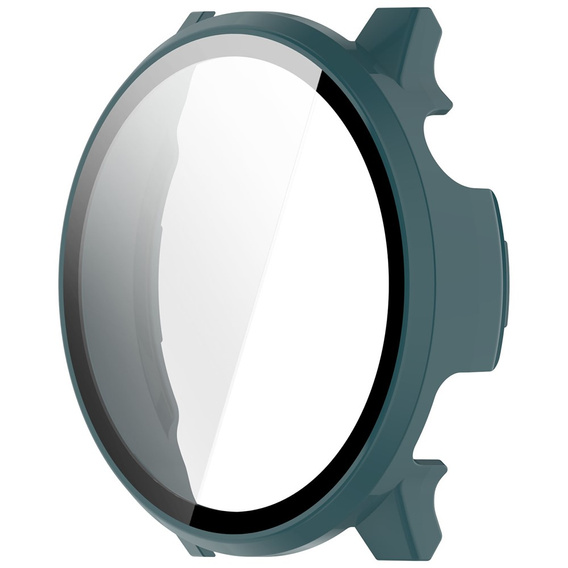 2w1 Etui + Szkło Hartowane do Garmin Venu 4 45mm, zielone