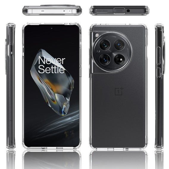 Etui do OnePlus 12 5G, Fusion Hybrid, przezroczyste