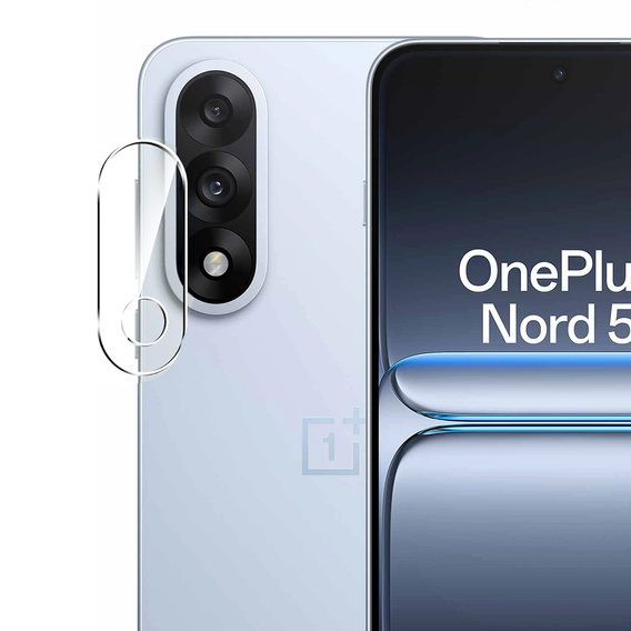 2x Szkło hartowane na aparat ERBORD do OnePlus Nord 5, Przezroczyste