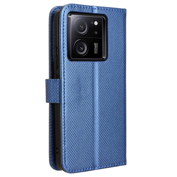 Etui z klapką do Xiaomi 13T / 13T Pro / Redmi K60 Ultra, Smart Magnet, niebieskie