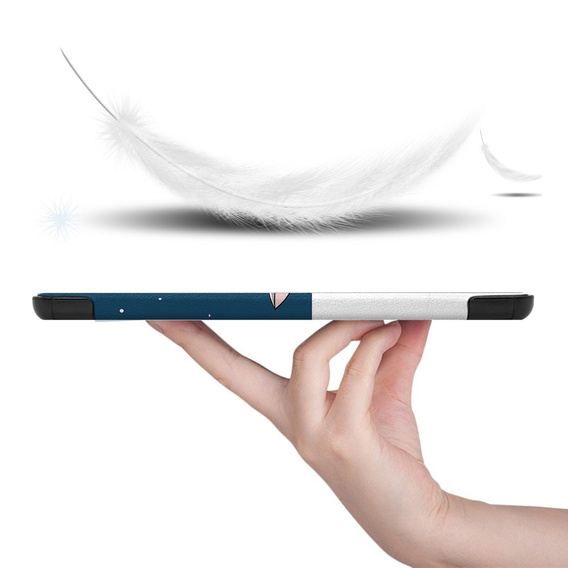 Etui do Samsung Galaxy Tab S10 Lite / S10 FE / S9 FE, z klapką, sleeping cat