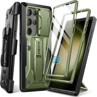 Etui do Samsung Galaxy S23 Ultra, Tongate MECH Series Clip, zielone