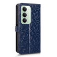Etui z klapką do Xiaomi Redmi 15 5G / 4G, Wallet Rhombus, niebieskie