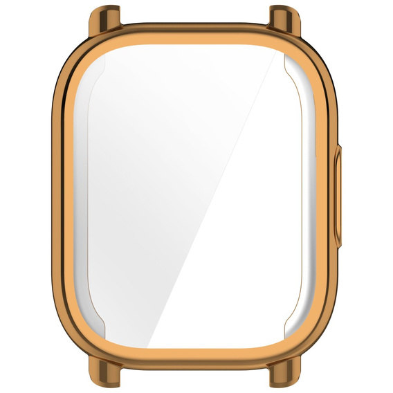 2w1 Etui z Osłoną na ekran do Xiaomi Redmi Watch 5 Lite, Różowe rose gold