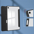 Etui do Samsung Galaxy Tab S11, Smartcase Hybrid, z miejscem na rysik, czarne