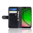 Etui z klapką do Motorola Moto G7 Play, Flexi Book, czarne