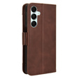 Etui z klapką do Samsung Galaxy A16 / A16 5G, Card Slot, brązowe