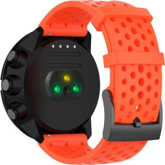 Pasek Silikonowy do Suunto 9 24mm - Pomarańczowy