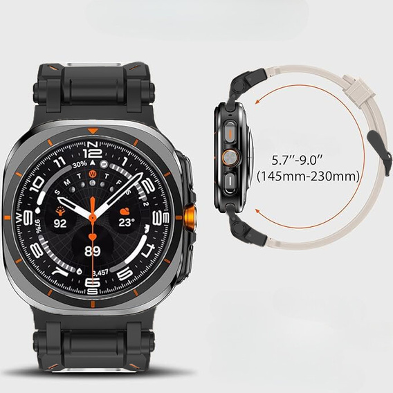 Pasek ERBORD ProTech do Samsung Galaxy Watch Ultra 47mm (2025 / 2024), Beżowy
