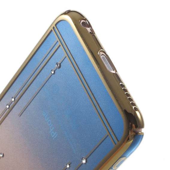 Etui do iPhone 6s / iPhone 6, Light Blue / Meteor Shower