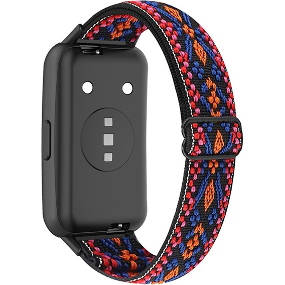 Pasek Nylonowy do Huawei Band 7, Pink / Orange