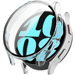 2w1 Etui + Szkło Hartowane do Samsung Galaxy Watch 6 40mm, Przezroczyste