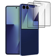 2x Szkło Hartowane do Samsung Galaxy Z Flip7 5G, ERBORD 3D pełne, szybka na zewnętrzny ekran