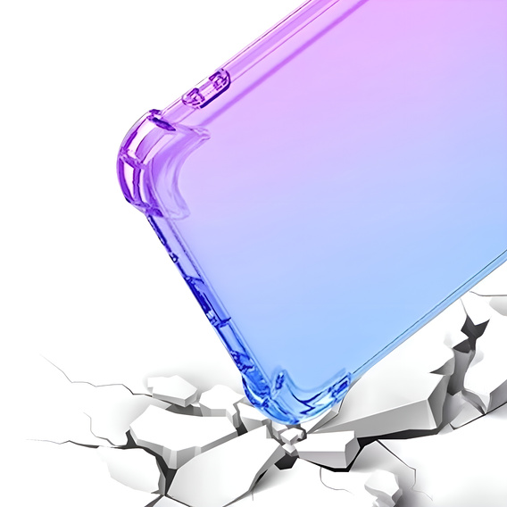 Etui Gradient Dropproof do Honor 400 Lite, Fioletowe / niebieskie