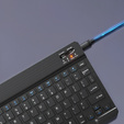 Mini klawiatura bezprzewodowa Bluetooth do tabletu, czarna