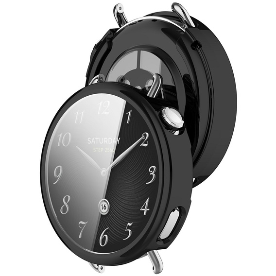 2w1 Etui z Osłoną na ekran do Xiaomi Watch S4 41mm, czarne