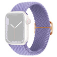 Pasek nylonowy do Apple Watch 1/2/3/4/5/6/7/8/9/10/11/SE 38/40/41/42mm, Fioletowy