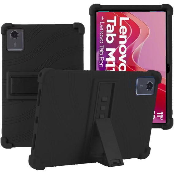 Etui silikonowe do Lenovo Tab M11, Impact, pancerne, czarne