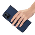 Etui Dux Ducis do Motorola Moto E13, Skinpro, granatowe