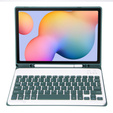 Etui z klawiaturą do Samsung Galaxy Tab S6 Lite 10.4" 2020/2022/2024, Pen Slot, zielone