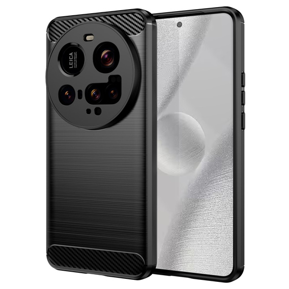 Etui do Xiaomi 15 Ultra, Carbon, czarne