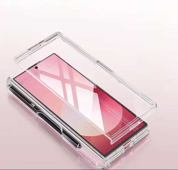 Etui do Samsung Galaxy Z Fold6 5G, Mobosi kompatybilny z MagSafe, przezroczyste 