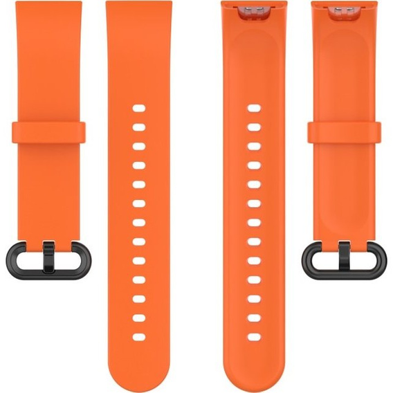 Pasek Silikonowy do Xiaomi Mi Watch Lite, Pomarańczowy