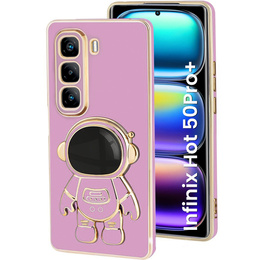 Etui do Infinix Hot 50 Pro+ 4G, Astronaut, fioletowe