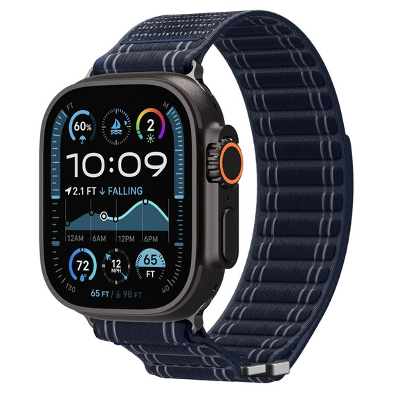 Pasek Spigen WBF0 Band do Apple Watch 8/9/10/11/SE/Ultra 1/2 (44/45/46/49 mm) – Navy