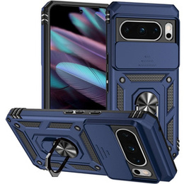 Etui pancerne do Google Pixel 8 Pro, CamShield Slide, niebieskie