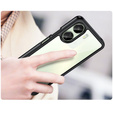Etui do Xiaomi Redmi 13C / Poco C65, Fusion Hybrid, przezroczyste / czarne