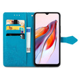 Etui z klapką do Xiaomi Redmi 12C, Mandala, niebieskie