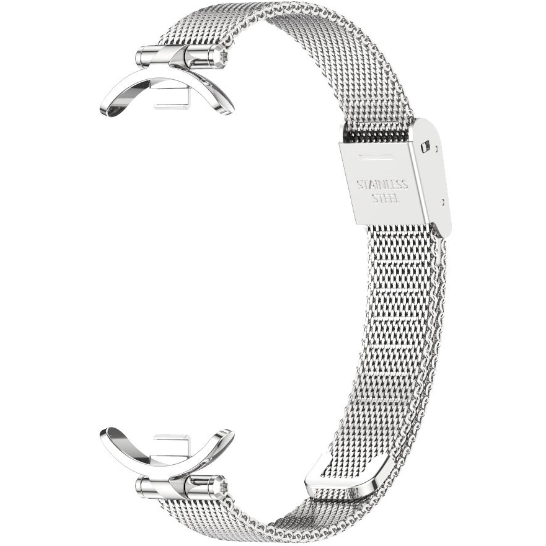 Pasek Bransoleta Milanese do Xiaomi Smart Band 10 / 9 / 8, Srebrny