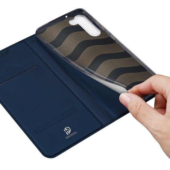 Etui Dux Ducis do Samsung Galaxy S23, Skinpro, granatowe