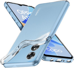 Etui cienkie do Oppo A17, Slim, przezroczyste
