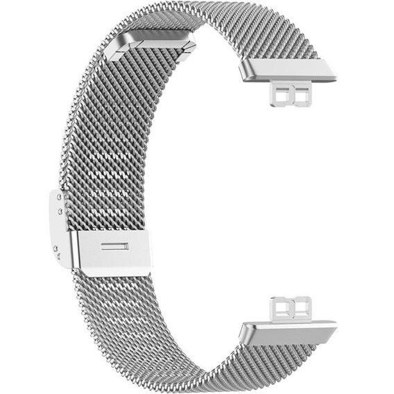 Bransoleta Milanese do Huawei Watch Fit, Srebrna