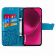 Etui z klapką do T Phone 3 5G, Butterfly, niebieskie