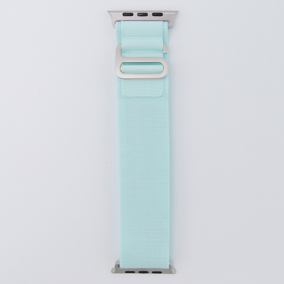 Pasek Nylonowy do Apple Watch 1/2/3/4/5/6/7/8/9/10/11/SE Ultra 1/2/3 42/44/45/46/49mm, Niebieski