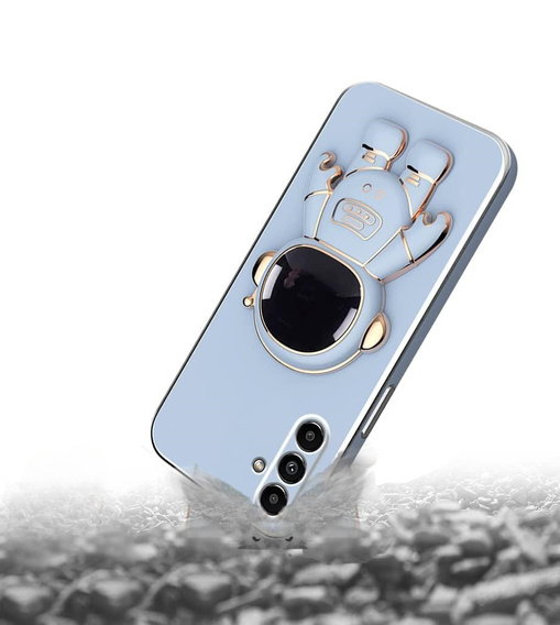 Etui do Samsung Galaxy A36 5G, Astronaut, niebieskie