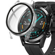 2w1 Etui + Szkło Hartowane do Huawei Watch GT 2 46mm, Przezroczyste