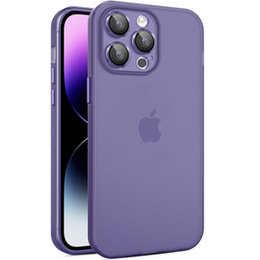 Etui Ultra Slim do iPhone 15, przezroczyste / fioletowe