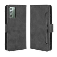 Etui z klapką do Samsung Galaxy S20 FE, Card Slot, czarne