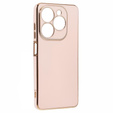 Etui do Infinix Hot 40i, Glamour CamShield, różowe rose gold