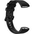 Pasek Silikonowy do Huawei Band 3/4 Pro - Black