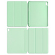 Etui do iPad 11" 2025 A16 (11 gen.) / iPad 10.9" 2022 (10 gen.), Smart Pencil, z miejscem na rysik, jasnozielone