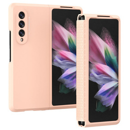 Etui Hinge Cover do Samsung do Galaxy Z Fold3 5G, ze szkłem, Pink
