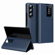 Etui z klapką do Samsung Z Fold5 5G, Smart View Wallet, granatowe